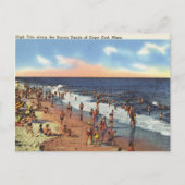 strand bij Cape Cod Briefkaart (Voorkant)