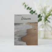Strand bij Cape Henlopen Delaware Briefkaart (Staand voorkant)