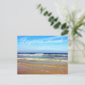 strand bij Daytona Beach, Florida Briefkaart (Staand voorkant)