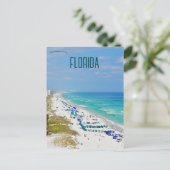 Strand bij Destin Florida USA Briefkaart (Staand voorkant)