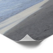 Strand bij Half Moon Bay II - Foto's afdrukken Poster (Hoek)