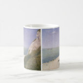 Strand bij Honfleur van Georges Seurat, Vintage Ar Koffiemok (Center)