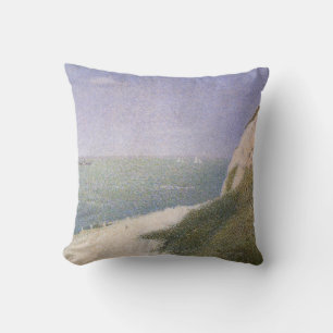 Strand bij Honfleur van Georges Seurat, Vintage Ar Kussen