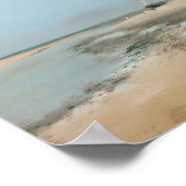 Strand bij laag water (monding van de rivier 1869) poster (Hoek)
