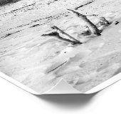 strand bij Lake Michigan Foto Afdruk (Hoek)