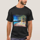 Strand bij Magen's Bay St. Thomas - Usvi T-shirt (Voorkant)