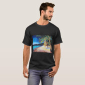 Strand bij Magen's Bay St. Thomas - Usvi T-shirt (Voorkant volledig)
