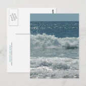 strand bij Montauk Briefkaart (Voorkant / Achterkant)