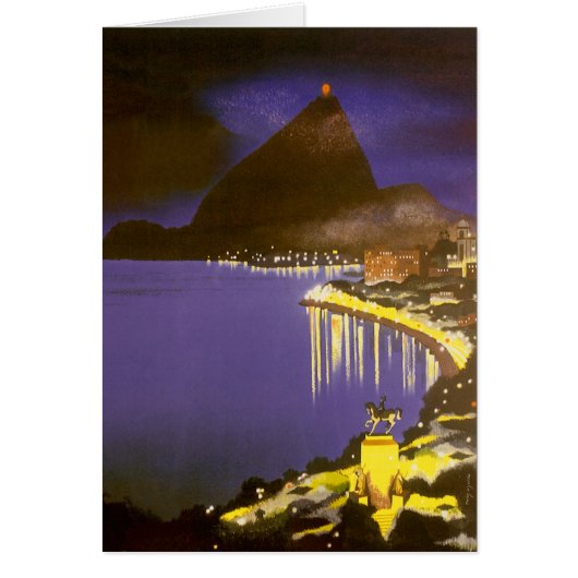  strand bij nacht in Rio de Janeiro, Brazilië (Voorkant)