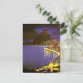  strand bij nacht in Rio de Janeiro, Brazilië (Staand voorkant)