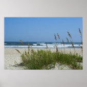 strand bij Ocracoke Poster (Voorkant)