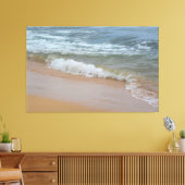 Strand bij Poipu Canvas Afdruk (Insitu (Woonkamer))