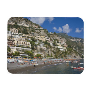 Strand bij Positano, Campania, Italië Magneet