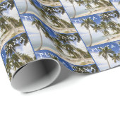 Strand bij Punta Cana | Dominicaanse Republiek Cadeaupapier (Rol Hoek)