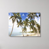 Strand bij Punta Cana | Dominicaanse Republiek Canvas Afdruk (Voorkant)