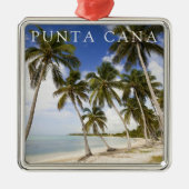 Strand bij Punta Cana | Dominicaanse Republiek Metalen Ornament (Voorkant)