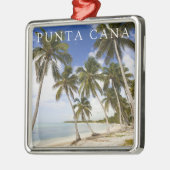 Strand bij Punta Cana | Dominicaanse Republiek Metalen Ornament (Links)