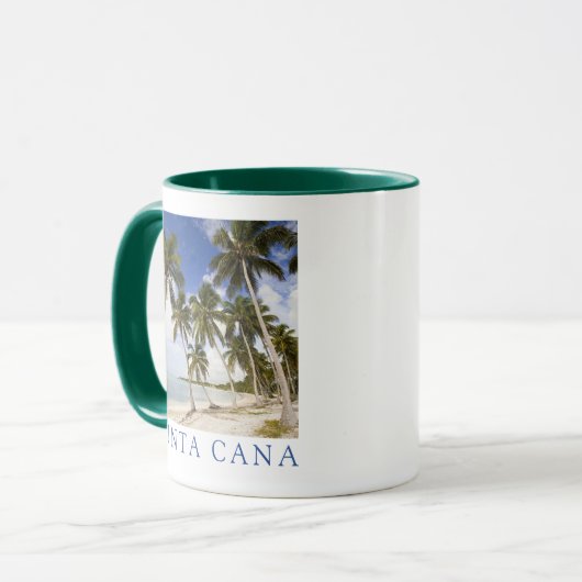 Strand bij Punta Cana | Dominicaanse Republiek Mok (Voorkant links)