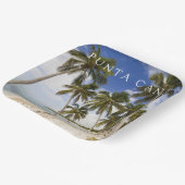 Strand bij Punta Cana | Dominicaanse Republiek Papieren Bordje (Gebogen)