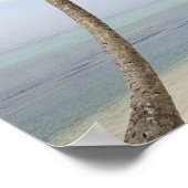 Strand bij Punta Cana | Dominicaanse Republiek Poster (Hoek)