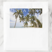 Strand bij Punta Cana | Dominicaanse Republiek Rechthoekige Sticker (Tas)