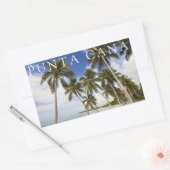 Strand bij Punta Cana | Dominicaanse Republiek Rechthoekige Sticker (Envelop)