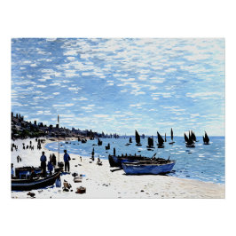 Strand bij Sainte-Adresse Perfect Poster
