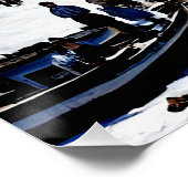 Strand bij Sainte-Adresse Perfect Poster (Hoek)