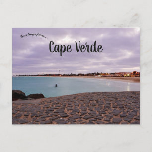 Strand bij Sal Cape Verde Briefkaart