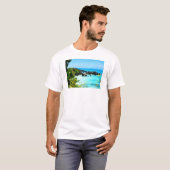 Strand bij St. George Bermuda T-shirt (Voorkant volledig)