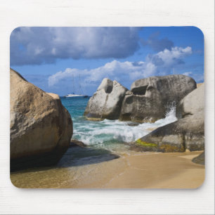 Strand bij Virgin Gorda, Britse Maagden Muismat