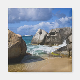 Strand bij Virgin Gorda, Britse Maagdeneilanden Magneet