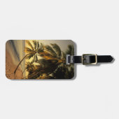 strand bij zonsondergang, Trinidad Bagagelabel (Voorkant horizontaal)