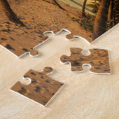 strand bij zonsondergang, Trinidad Legpuzzel (Zijkant)