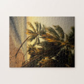 strand bij zonsondergang, Trinidad Legpuzzel (Horizontaal)