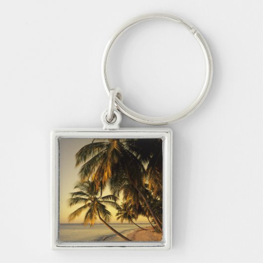 Strand bij zonsondergang, Trinidad Sleutelhanger (Voorkant)