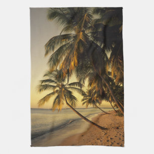 Strand bij zonsondergang, Trinidad Theedoek