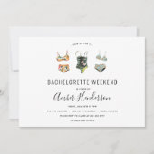 Strand Bikini Bachelorette Routebeschrijving Kaart (Voorkant)