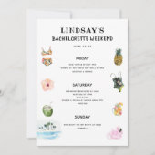 Strand Bikini Bachelorette Routebeschrijving Kaart (Voorkant)