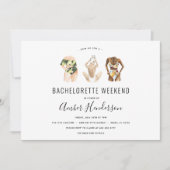 Strand Bikini Bachelorette Routebeschrijving Kaart (Voorkant)