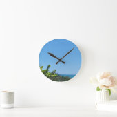STRAND BLAUW RONDE KLOK (Huis)