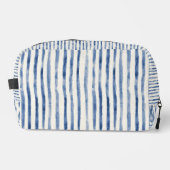 Strand Blauw Witte Strepen Toilettasje (Voorkant)