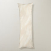 Strand Blauwe Crème Strepen Lichaamskussen (Achterkant (Verticaal))