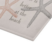 Strand Blauwe zeester Snijplank (Hoek)