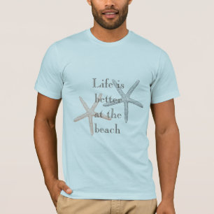 Strand Blauwe zeester T-shirt