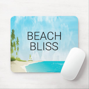 Strand Bliss Kust Oceaan Scene Bureaumuismat Muismat