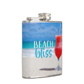 Strand Bliss Tropische Cocktail Zandstrand Heupfles (Rechts)