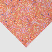 Strand Boho Zeegras Oranje Tissuepapier (Detail)