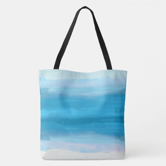 Strand Boodschappen Weekend Herbruikbaar Tote Bag (Achterkant)