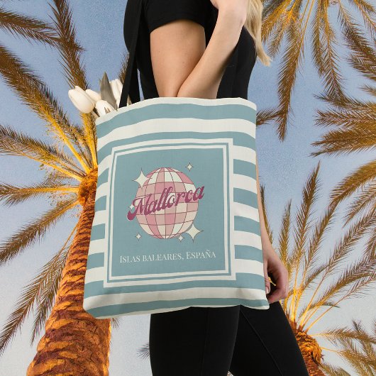 Strand boodschappentas Mallorca zomer feestdagen Tote Bag